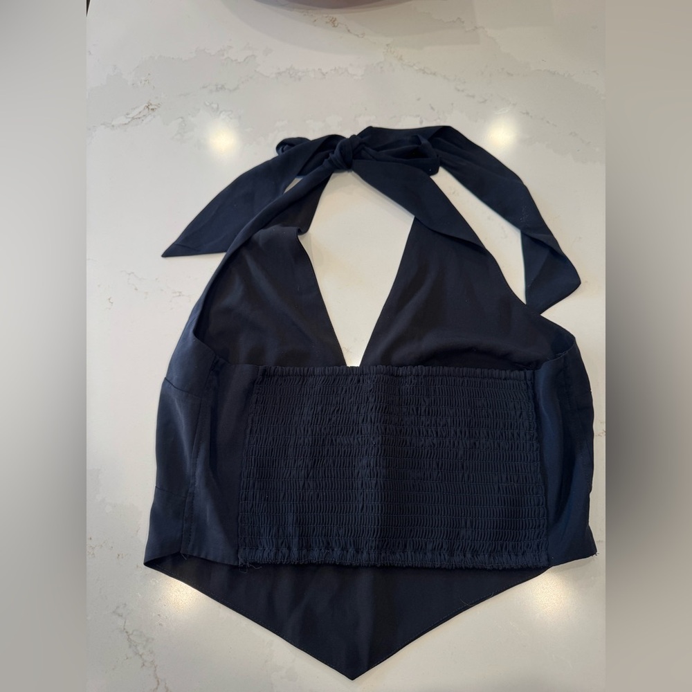 Abercrombie & Fitch Black Halter Tank Top - Picture 2 of 3